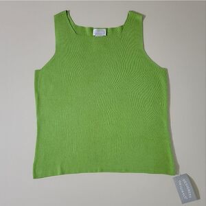 Designers Originals Women's Spearmint Green Sweater Tank Top